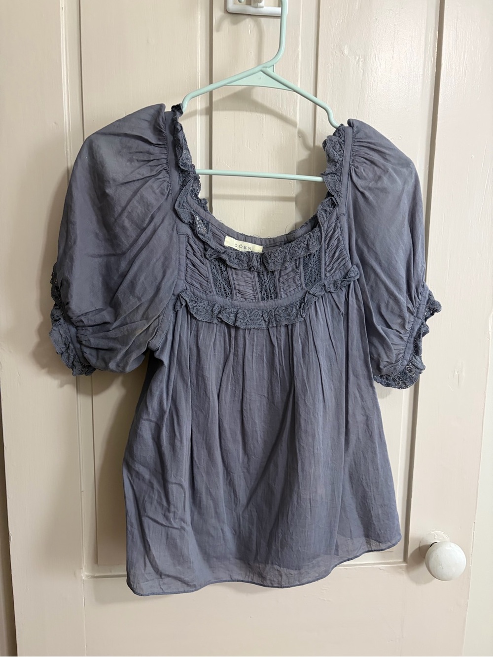 Doen Blue Frances Blouse